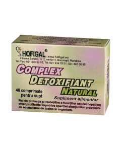 HOFIGAL Complex detoxifiant, 40 capsule