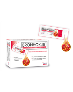Bronhoklir, 15plic*5 ml sirop pentru tuse uscata