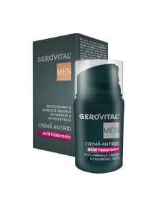 GH3 Men Crema antirid cu acid hialuronic 3550, 30 ml
