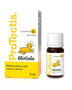 ProTectis BioGaia cu Vitamina D3 picaturi pentru copii, 5 ml