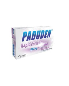 Paduden Rapid Forte 400 mg, 10 comprimate, impotriva durerilor