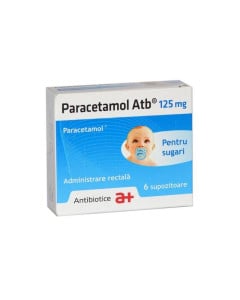 Paracetamol 125 mg, 6 supozitoare