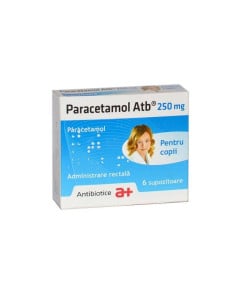 Paracetamol ATB 250 mg, 6 supozitoare
