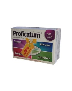 Pachet Proficatum, 30 tablete 1+1 50%