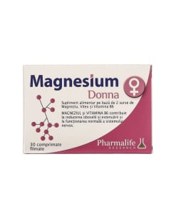 Magnesium Donna, 30 comprimate filmate