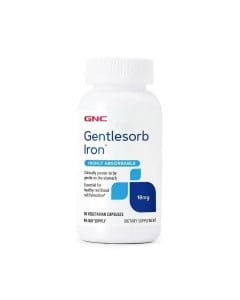 GNC Gentlesorb Fier cu Absorbtie Usoara 18 mg, 90 capsule