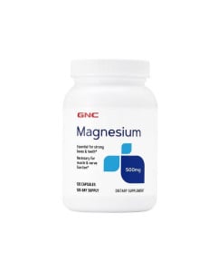 GNC Magneziu 500 mg, 120 capsule