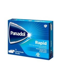 Panadol Rapid 500 mg, 12 comprimate filmate