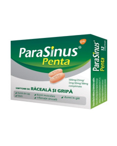 ParaSinus Penta, 12 comprimate