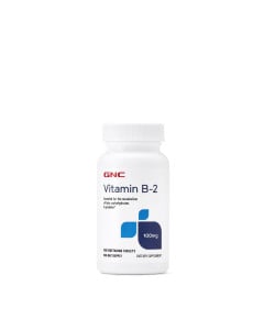 GNC Vitamin B2 100 mg, 100 tablete vegane