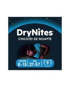 HUGGIES Dry nites chiloti absorbanti 27-57kg, baieti 8-15 ani