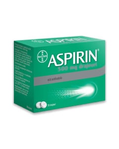 Aspirin 500 mg, 20 drajeuri