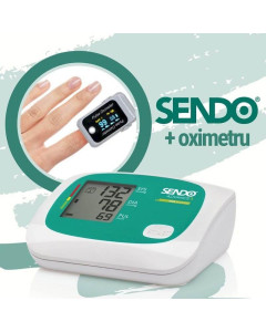 Tensiometru digital Sendo Advance 3+Pulsoximetru Cadou