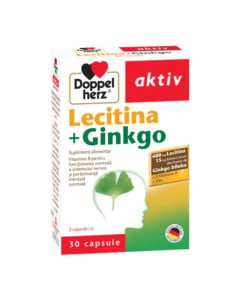 Doppelherz Aktiv Lecitina + Gingko, 30 capsule