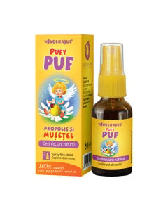 Ingerasul PufyPUF Propolis si Musetel spray, 20 ml