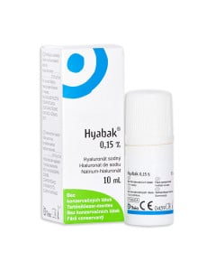 Hyabak colir 0.15% solutie lentile contact, 10ml
