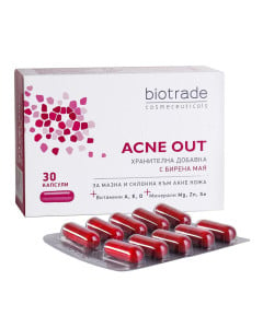 Biotrade acne out pentru ten gras, 30 capsule