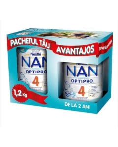 Nestle Nan 4, 800g + 400g (Pachet Promotional)