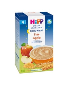 Hipp Lapte si Cereale cu mar - Noapte Buna, +4 luni, 250g