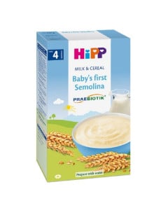 Hipp Primul Gris al Copilului, Lapte & Cereale, 250g