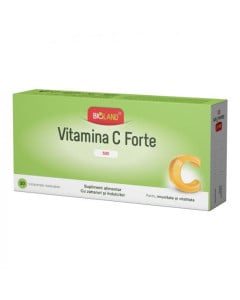 Bioland Vitamina C Forte 500mg, 20 comprimate masticabile