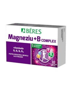 Beres Magneziu B6 + Vitamine B complex, 30 comprimate