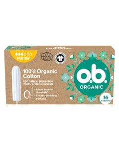OB Organic normal Tampoane, 16 bucati