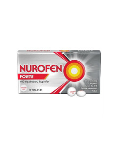 Nurofen Forte 400 mg,12 drajeuri, antiinflamator