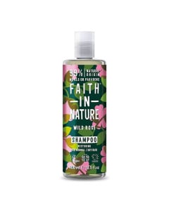 Faith in Nature Sampon natural reparator cu trandafir salbatic, 400 ml