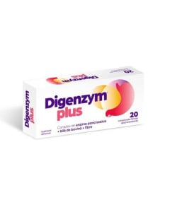 Digenzym Plus 20 comprimate filmate gastrorezistente