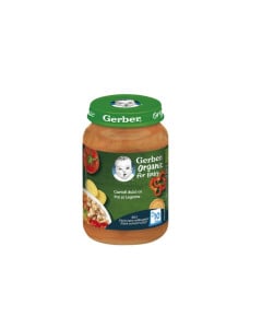 Gerber Bio Piure cartofi dulci, pui, legume, 190g