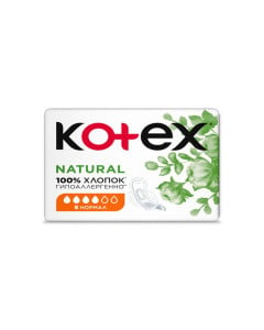 Kotex Tampoane absorbante Natural Normal, 8 bucati