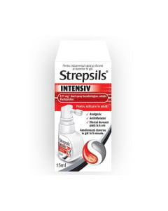 Strepsils Intensiv spray bucofaringian, 15ml