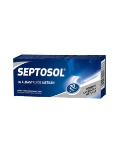 Septosol, albastru de metilen, 20 comprimate