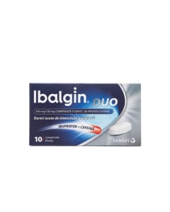 Ibalgin Duo 400mg/100mg, 10 comprimate