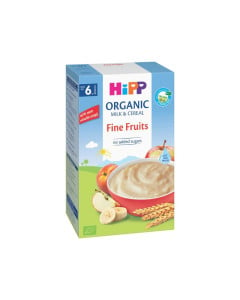 Hipp Lapte si Cereale cu Fructe fine, +6 luni, 250g