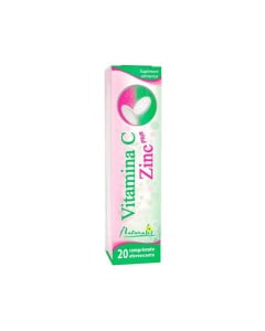 Naturalis Vitamina C 1000 mg + Zinc, 20 comprimate efervescente