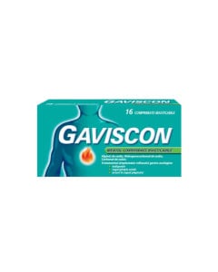 Gaviscon mentol, 16 comprimate masticabile