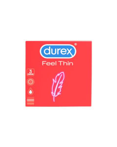 Durex Feel Thin Prezervative, 3 bucati