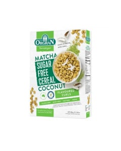 ORGRAN Cereale fara zahar cu Matcha si Cocos, 200g 