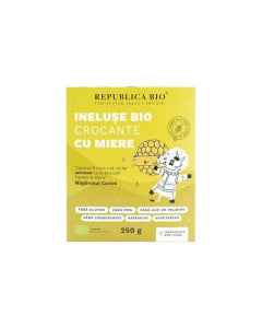 Republica BIO Ineluse Bio crocante cu miere FARA GLUTEN, 250g