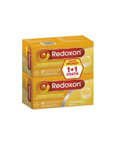 Pachet Redoxon Vitamina C 1000mg cu aroma de lamaie, 30 + 30 comprimate efervescente