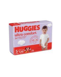 Huggies Scutece Ultra Comfort Jumbo, Nr.5, 11-25kg, 42 bucati