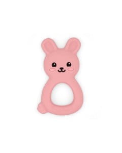 Jucarie silicon Bunny Doo Pink, 1 bucata
