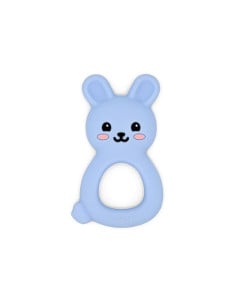 Jucarie silicon Bunny Doo Pastel Blue, 1 bucata