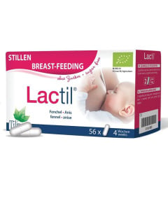 Lactil Fenicul - Anason Stimularea lactatiei, 56 capsule vegetale