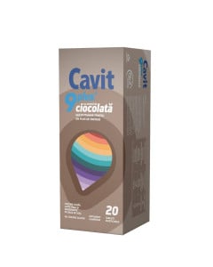 Cavit 9 plus ciocolata x 20     B