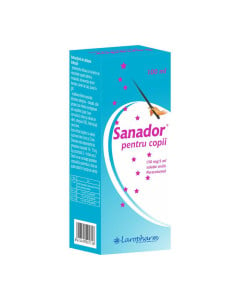 Sanador pentru copii 150 mg / ml x 100 ml solutie orala