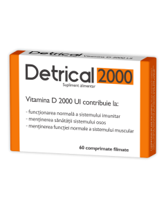 Detrical 2000 IU, 60 comprimate