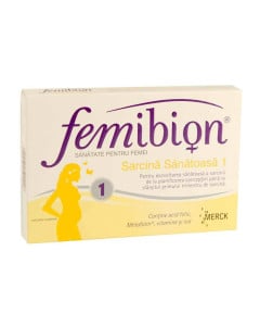 Femibion Sarcina sanatoasa 1, 30 tablete